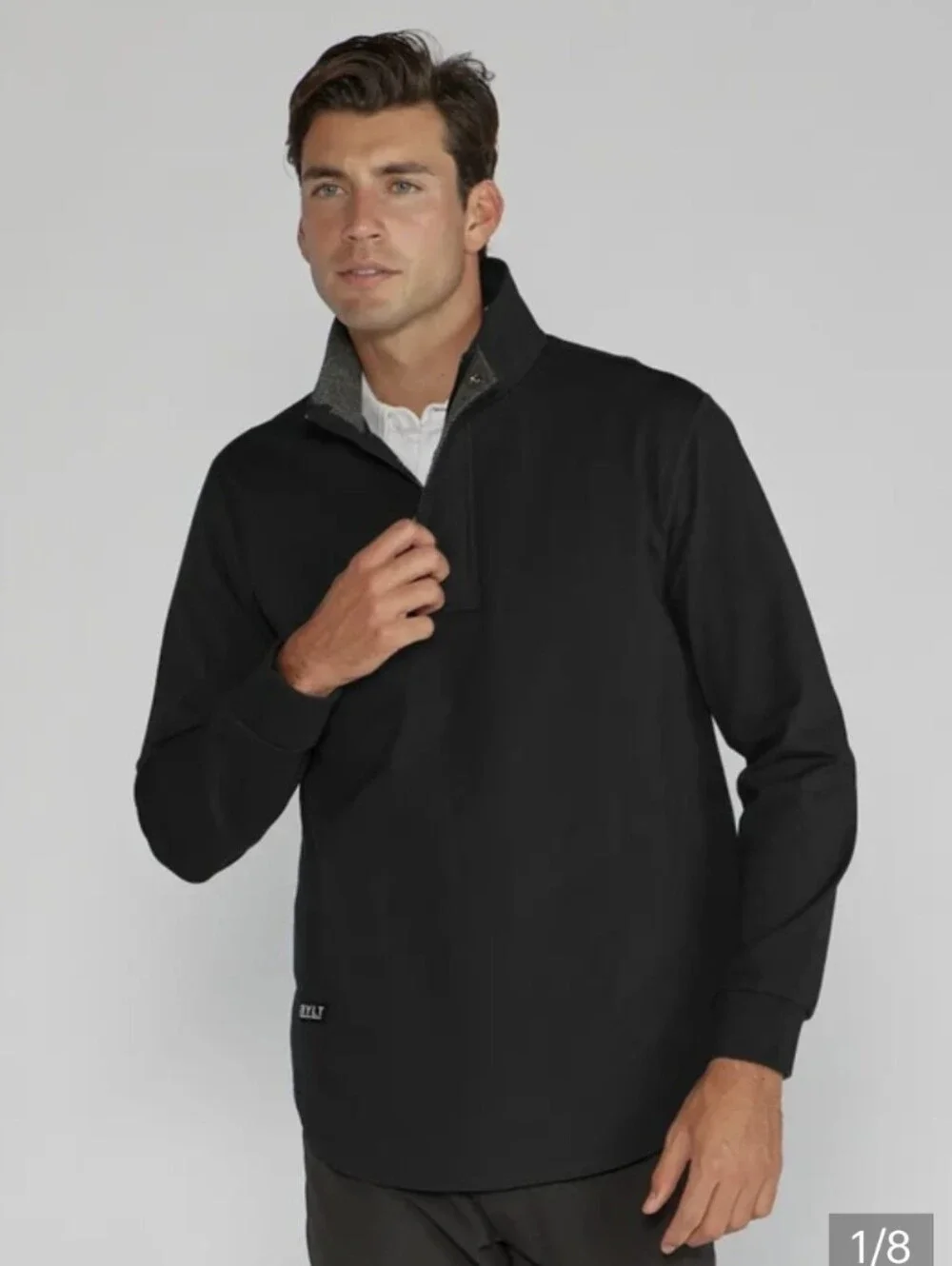 BYLT Premium Basics Elite + Fairway Black Quarter-Snap & Zip Pullover Size XXL